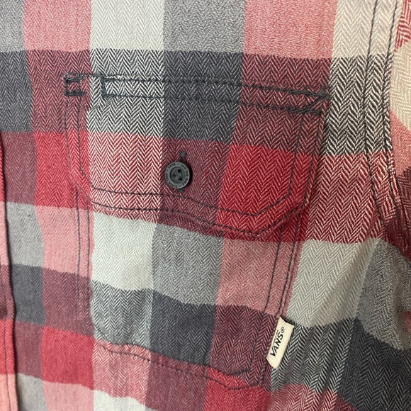 Vans - Off The Wall - Button Down Plaid Long Sleeve Flannel - Small - Picture 3 of 6